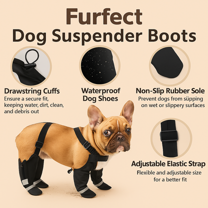 Furfect Suspender Dog Boots